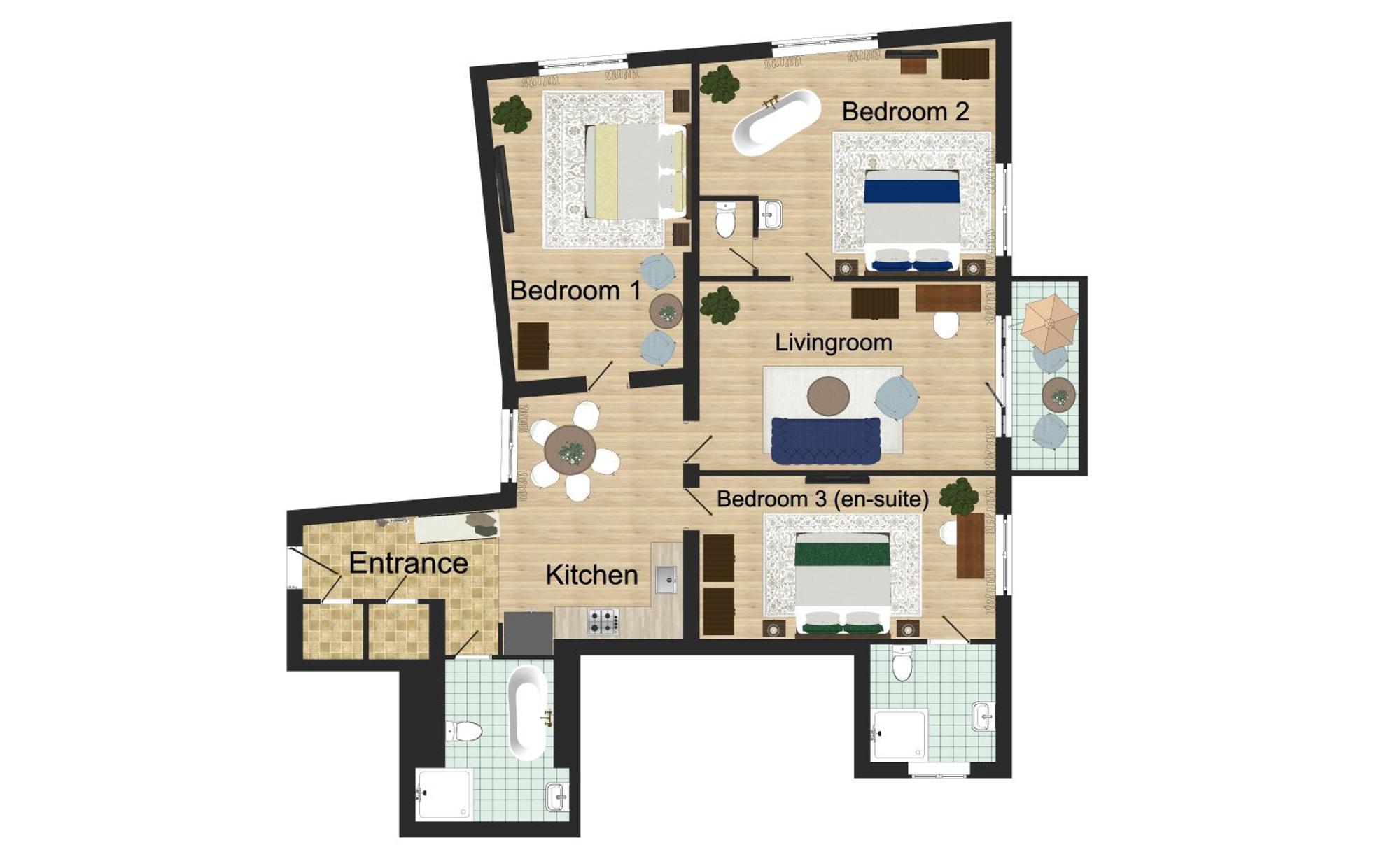 Victoria Design Stays - Premium Apartment Ohrada プラハ エクステリア 写真